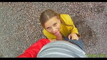 Redare Fascinantă brunetă Alice Marshall primește un mare subțire
