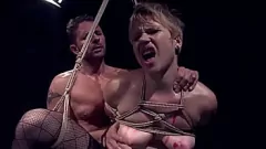 Play Rough and Cruel Anal Play: Chicky Clarissa and David Perry in BDSM Bondage