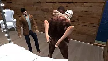 تشغيل لدي حزمة مع قضيبي فيه