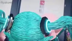 Abspielen Erleben Sie ultimative Zufriedenheit mit diesem Shemale Hatsune Miku Futanari 3D Hentai Remix